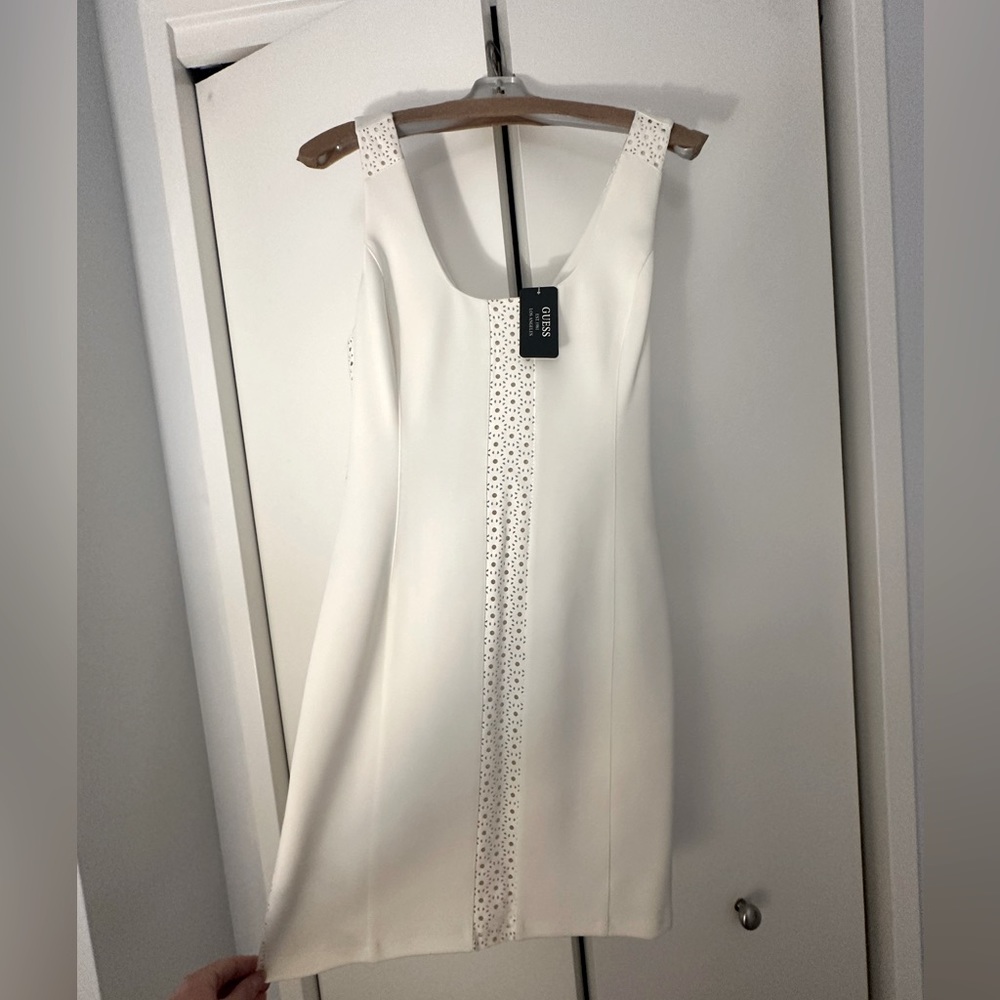 White Guess Dress w/ tags and never worn - size 10